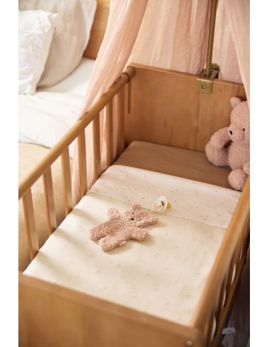 Couverture en maille tricotée et velours Cosy...