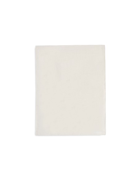 Couverture en maille tricotée et velours Cosy Knit 75x100cm Ivory