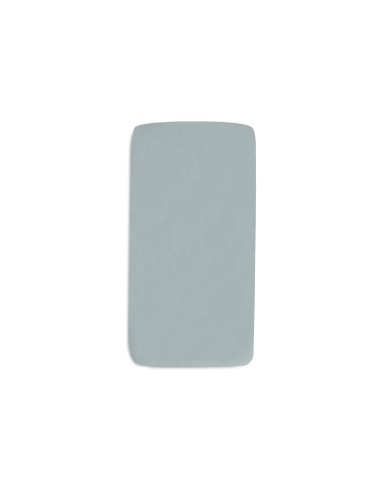 Drap housse en jersey de coton Sea Green 60x120cm