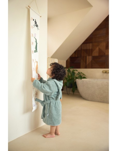 Peignoir Lapin en coton Sea Green