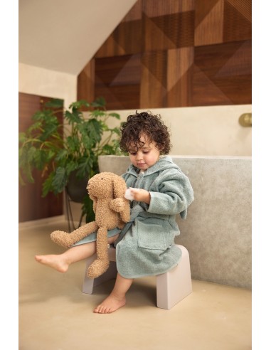 Peignoir Lapin en coton Sea Green