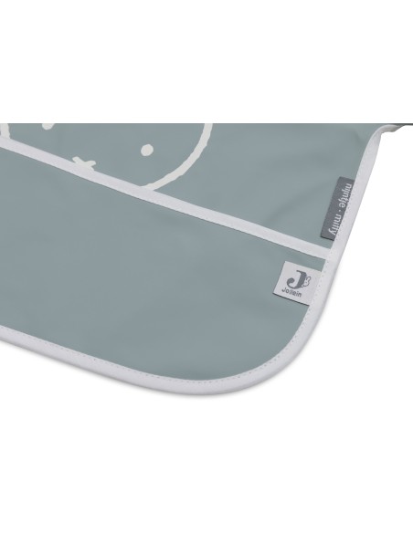 Bavoir imperméable avec manches Miffy Peekaboo Sea Green