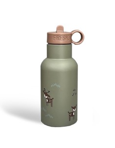 Gourde isotherme kaki Faon 2