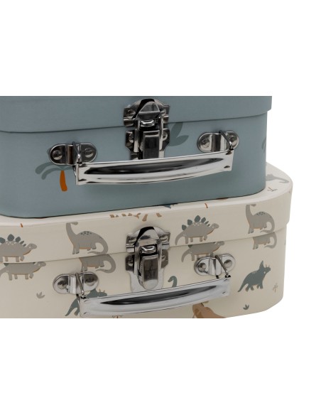 Petites Valisettes en carton Dinosaure Roarsome (lot de 2)