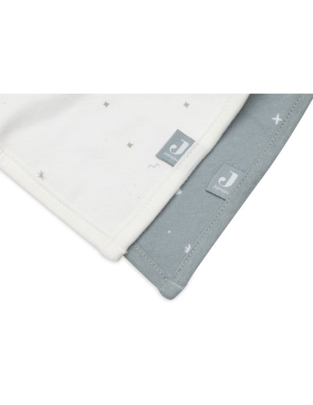 Lot de 2 Bavoirs Bandana Twinkling Sea Green