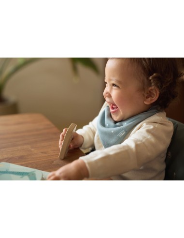 Lot de 2 Bavoirs Bandana Twinkling Sea Green