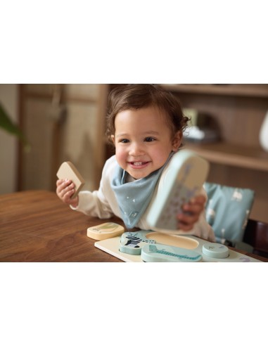 Lot de 2 Bavoirs Bandana Twinkling Sea Green