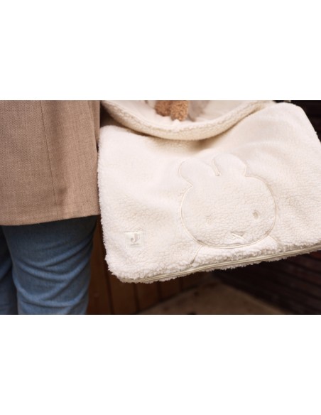 Nid d'ange Chancelière Bouclette Miffy Teddy Oatmeal