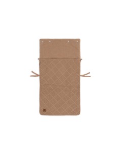 Nid d'ange Chancelière tricot et polaire Check Knit Biscuit