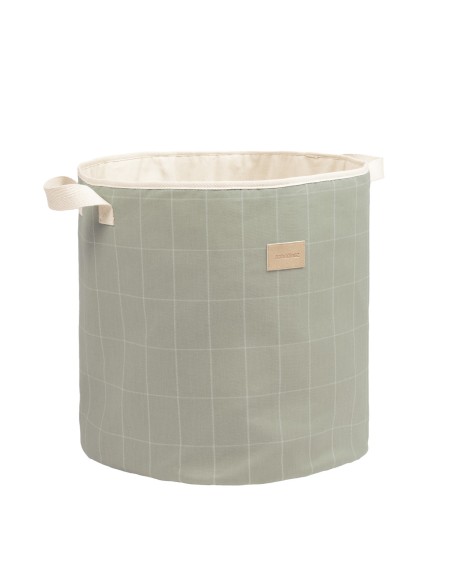 Sac à jouets Playground Green Grid