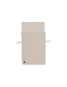 Nid d'ange Chancelière écrue Oatmeal tricot Check Knit et...