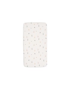 Drap housse en jersey de coton Jungle Jambo 60x120cm 2