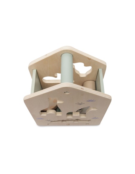 Boîte à Formes en Bois Animaux Jungle Jambo