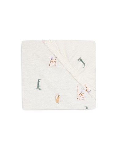 Drap housse en jersey de coton Jungle Jambo...