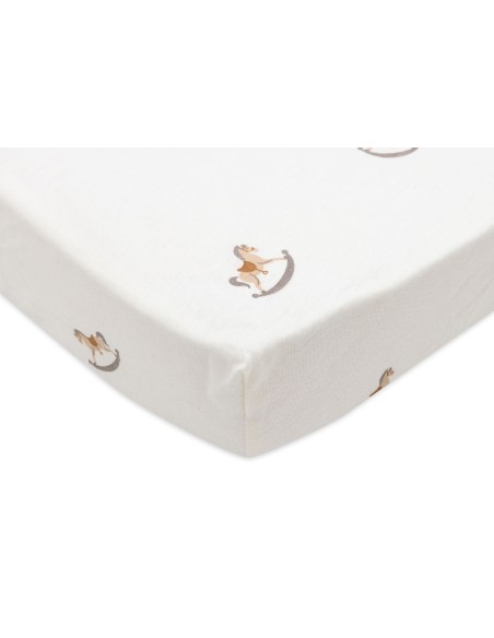 Drap housse en jersey de coton Nostalgic Ride 40x80cm / 50x90cm