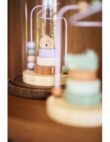 Tour d'empilage en Bois à Spirale Jungle Jambo...