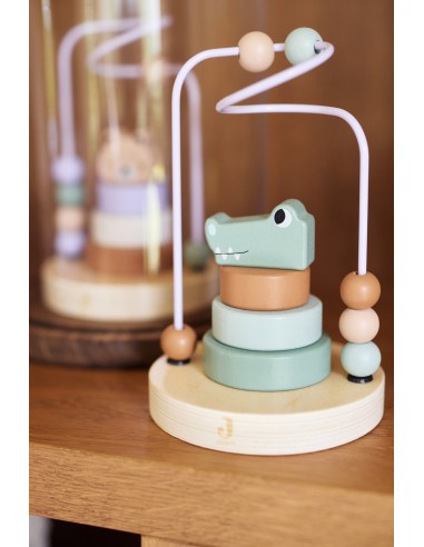 Tour d'empilage en Bois à Spirale Jungle Jambo...