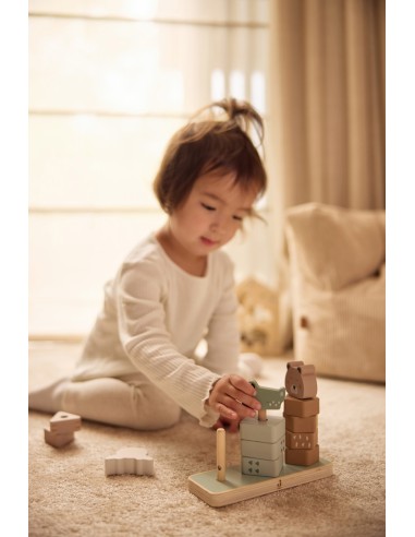 Tour empilable Culbuto en bois Jungle Jambo