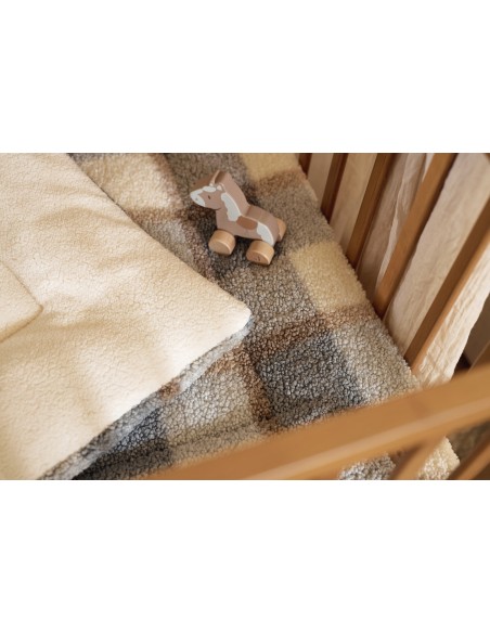 Cheval en bois jouet à pousser