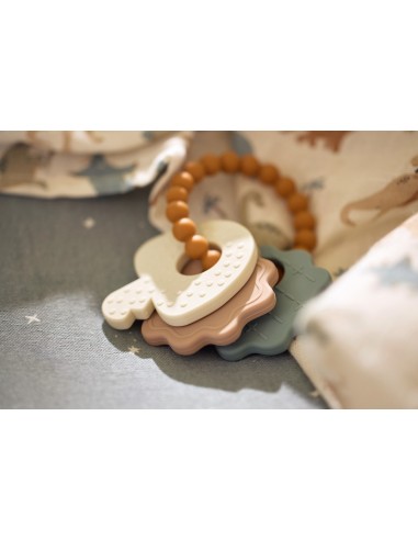 Jouet de dentition Trousseau Fleurs et Clé