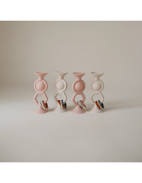 Jouet d'éveil à ventouse HexaPop Blush