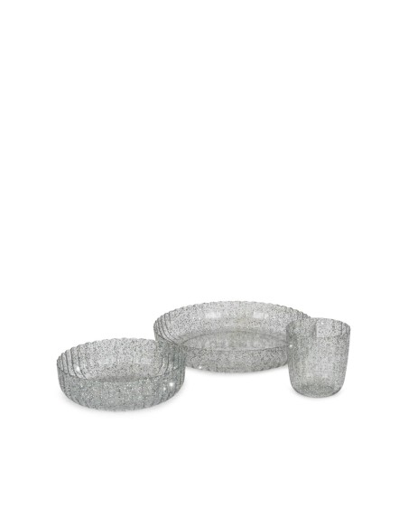 Set de vaisselle enfant pour le repas Glitter Sparkling Blue