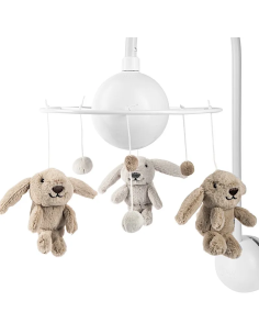 Mobile de lit musical Milo Lapins - rechargeable à...