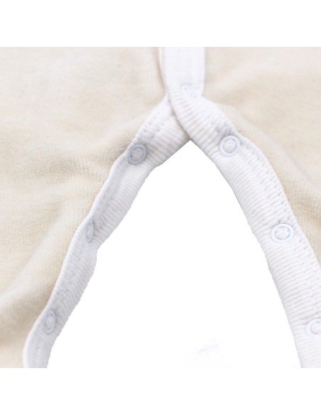 Pyjama Velours écru Coton biologique