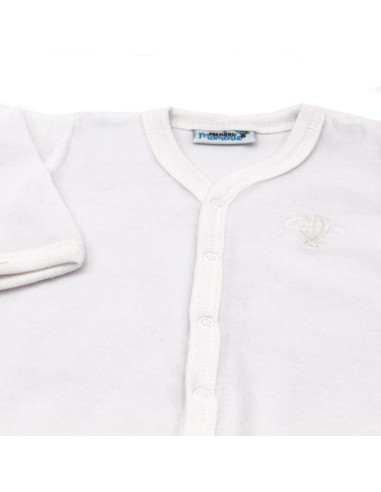 Pyjama Velours Blanc en Coton biologique