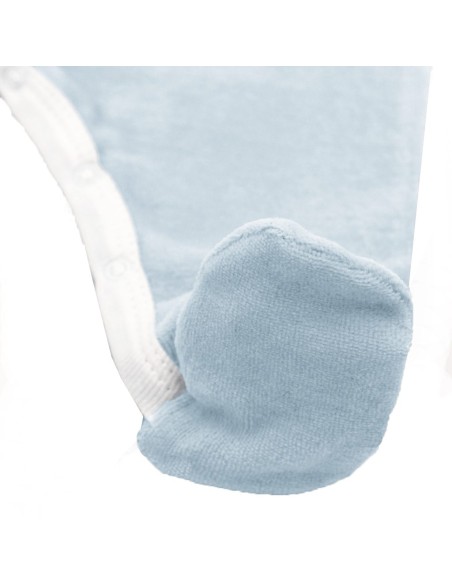 Pyjama Velours Bleu Azur en Coton biologique