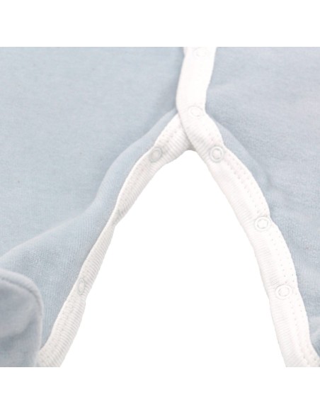 Pyjama Velours Bleu Azur en Coton biologique