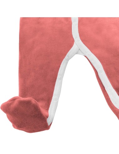Pyjama Velours Framboise en Coton biologique