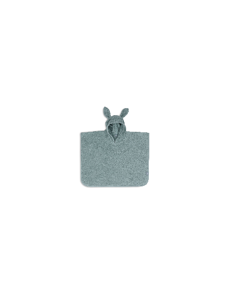 Poncho de bain Lapin en coton Sea Green