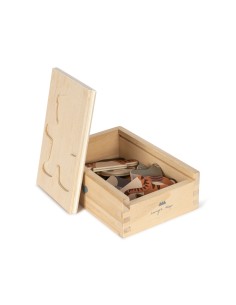 Puzzle en Bois Animaux Teddy Dress Konges Slojd 2