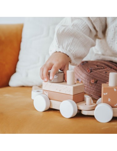 Train en Bois Nougat - Label Label