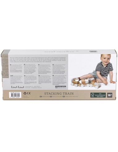 Train en Bois Nougat - Label Label