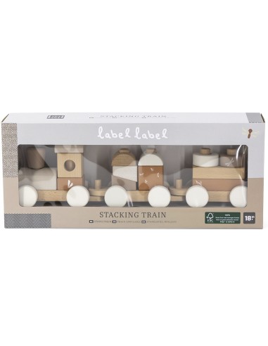 Train en Bois Nougat - Label Label