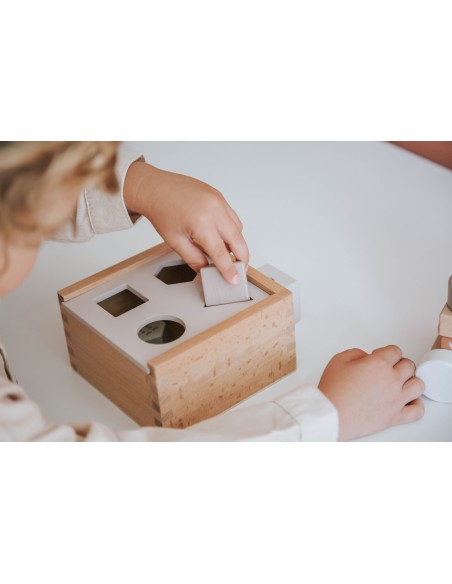 Boîte à Formes en bois Nougat - Label Label