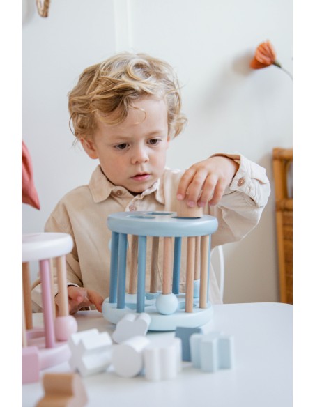 Roue à Formes Bleue - Label Label