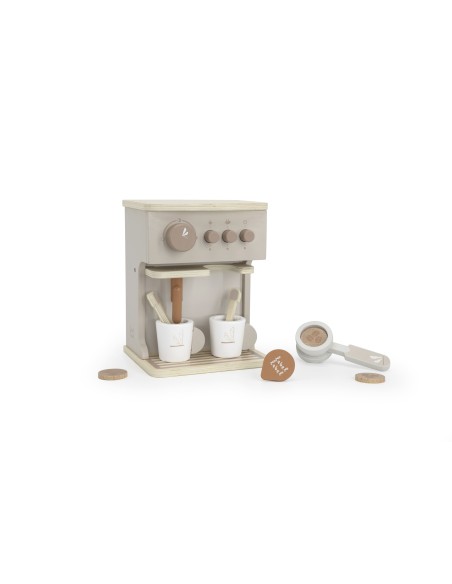 Machine à Expresso en Bois Nougat - Label Label