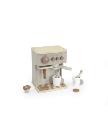 Machine à Expresso en Bois Nougat - Label Label