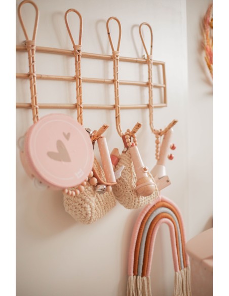 Tambourin à Grelots Rose - Label Label