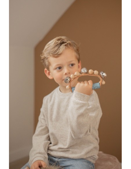 Tambourin à Grelots Bleu - Label Label