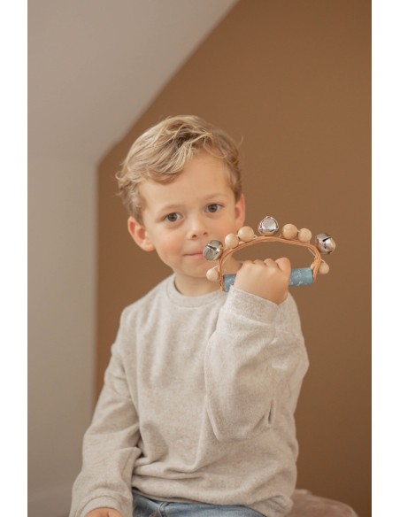 Tambourin à Grelots Bleu - Label Label