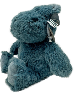 Petite Peluche Hippopotame Bleu 2