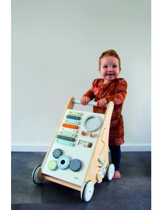 Chariot de Marche et d'Activités en Bois Animaux 2