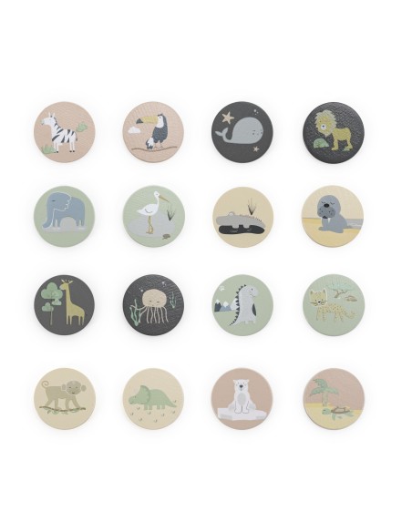 Jeu de Mémory en Bois Jungle