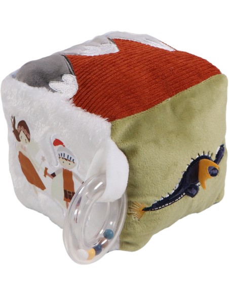Cube Sensoriel en Tissu Dragon