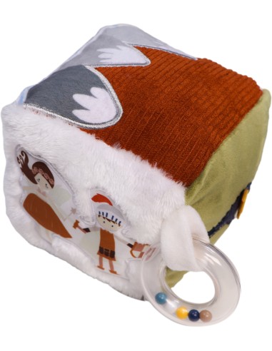 Cube Sensoriel en Tissu Dragon