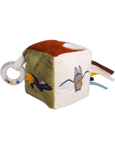 Cube Sensoriel en Tissu Dragon